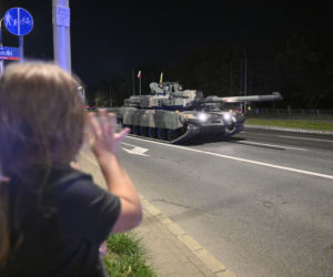 Nocna próba defilady wojskowej w Warszawie 2