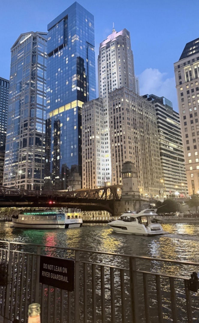Robert Lewandowski zwiedzał Chicago
