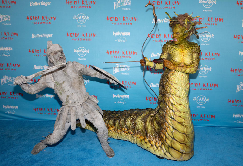 Heidi Klum jako Meduza na Halloween 2025