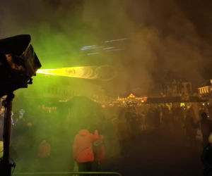 Rzeszów. Pokaz laserowy na Rynku [ZDJĘCIA]