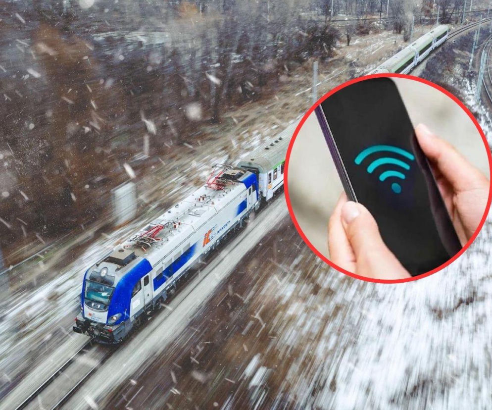 Zatrzymanie pociągu i przeszukanie. Chodziło o użytkownika Wi-Fi