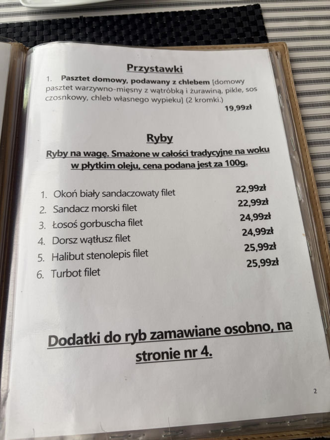 Nadmorska knajpa skrytykowana przez Książula. Pojechaliśmy na miejsce