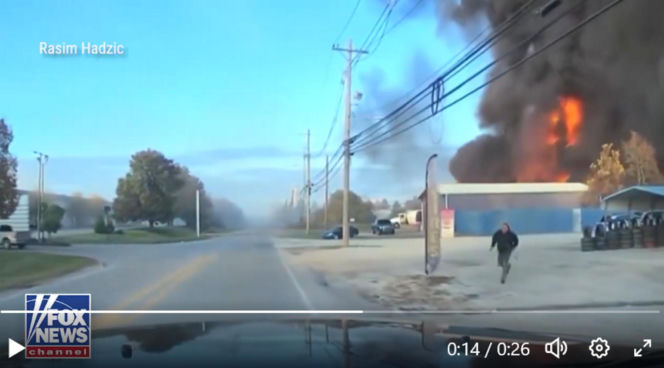 Uchwycono katastrofę lotniczą na filmie. Ten kierowca oszukał przeznaczenie