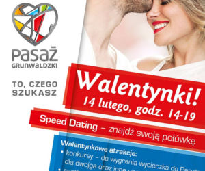 Walentynki w pasażu Grunwaldzkim