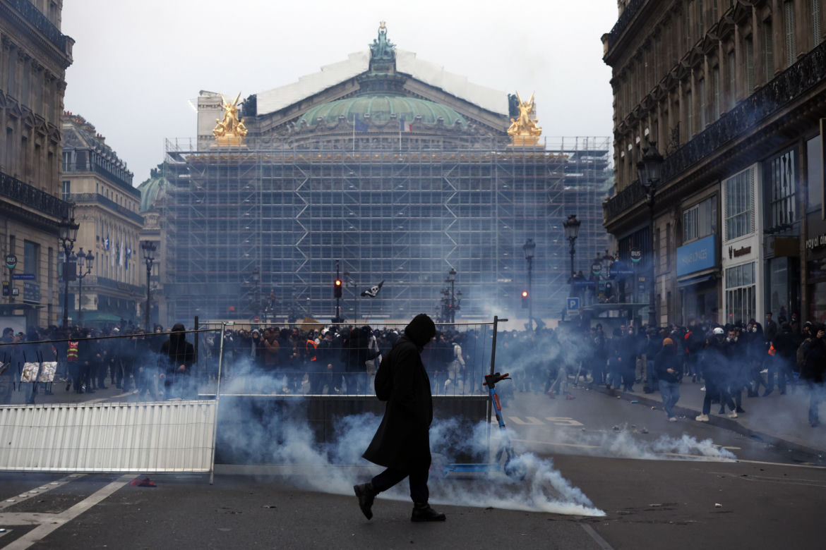 Protest we Francji