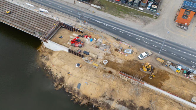 Nowy most na Białołęce przy ul. Płochocińskiej