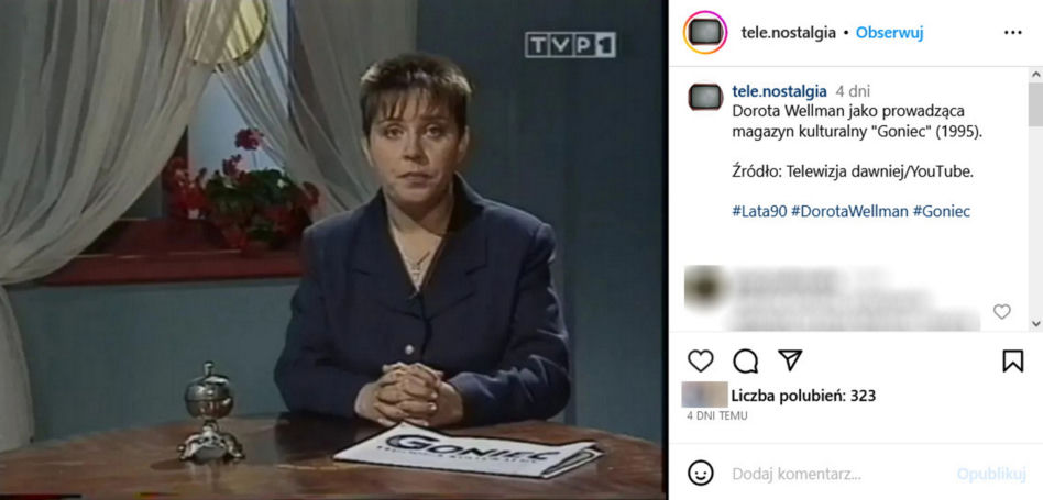Tak wyglądała Dorota Wellman, nim przytyła przez chorobę