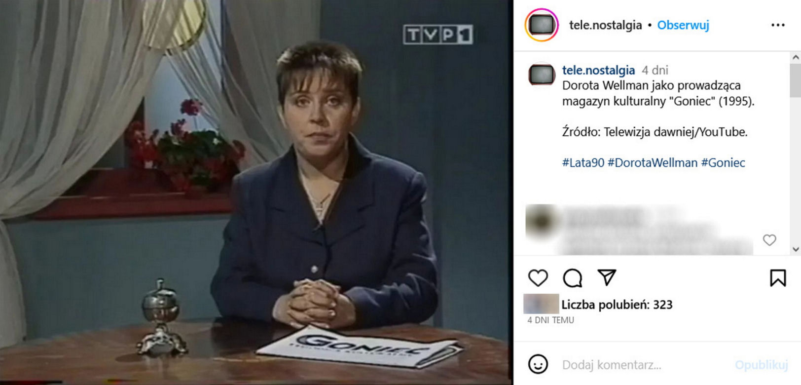 Tak wyglądała Dorota Wellman, nim przytyła przez chorobę