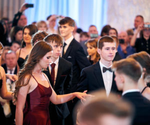 Studniówka siedleckiej Królówki 2026 - walc i polonez