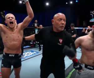 UFC: Kuriozalne sceny! Wikłacz poddał rywala w ostatniej sekundzie. Tadżyk próbował okłamać wszystkich