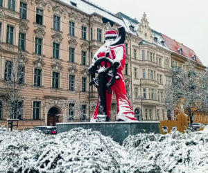 Pierwszy śnieg w Szczecinie