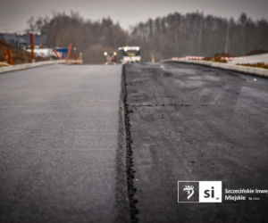 Pierwszy asfalt na Trasie Północnej