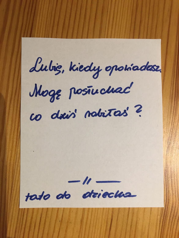 Te słowa dzieci mają uświadomić. Kolorowe karteczki stały się już symbolem 