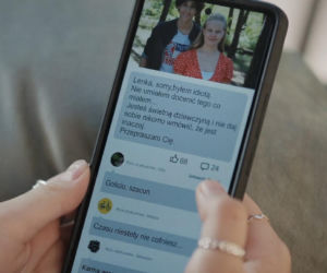 M jak miłość odc. 1898. Lenka (Olga Cybińska) czyta wpis Grześka