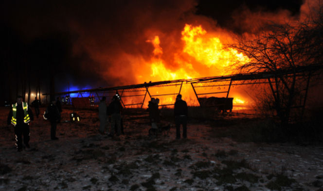 Pożar w Koszalinie