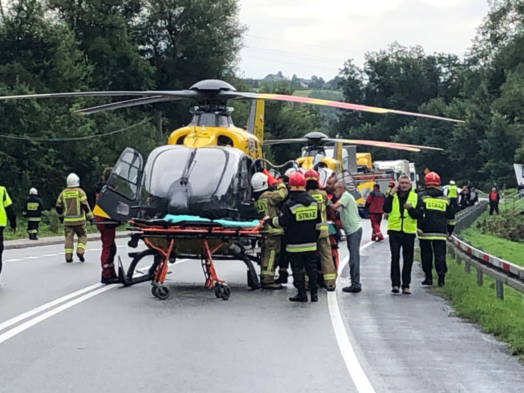 Wypadek w Witowicach Górnych