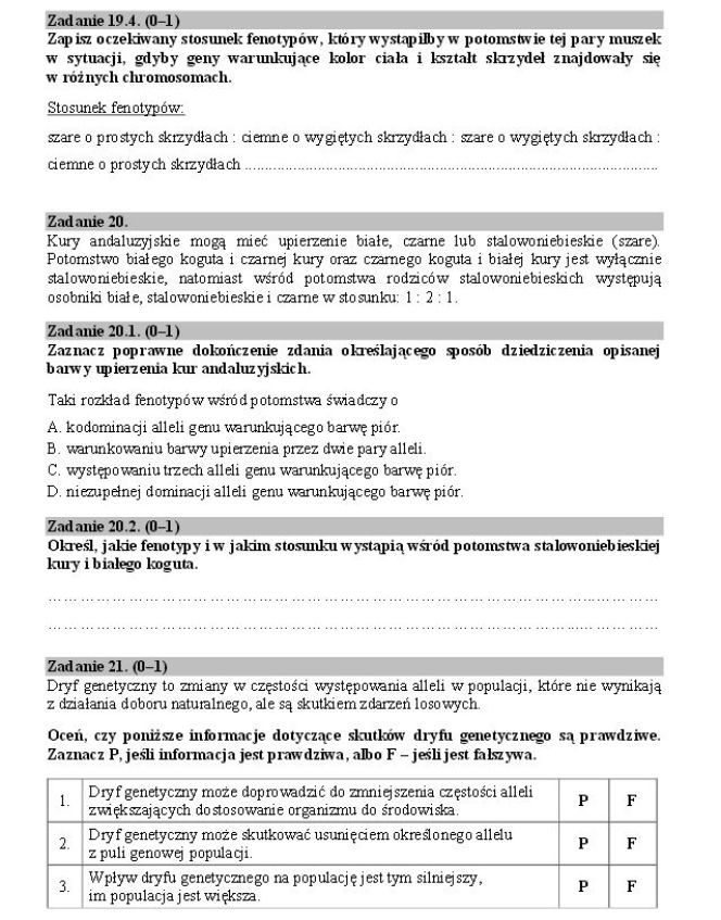 Matura biologia19