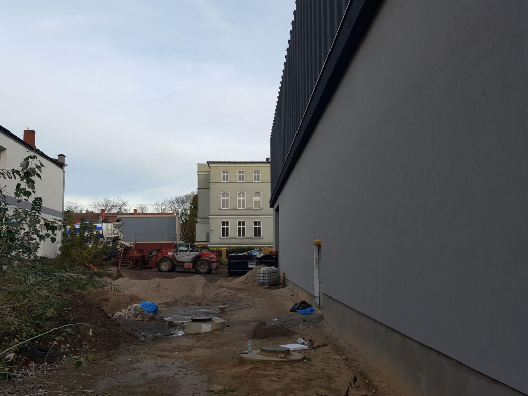 Galeria Goplana w Lesznie od środka. Za nieco ponad 3 miesiące otwarcie