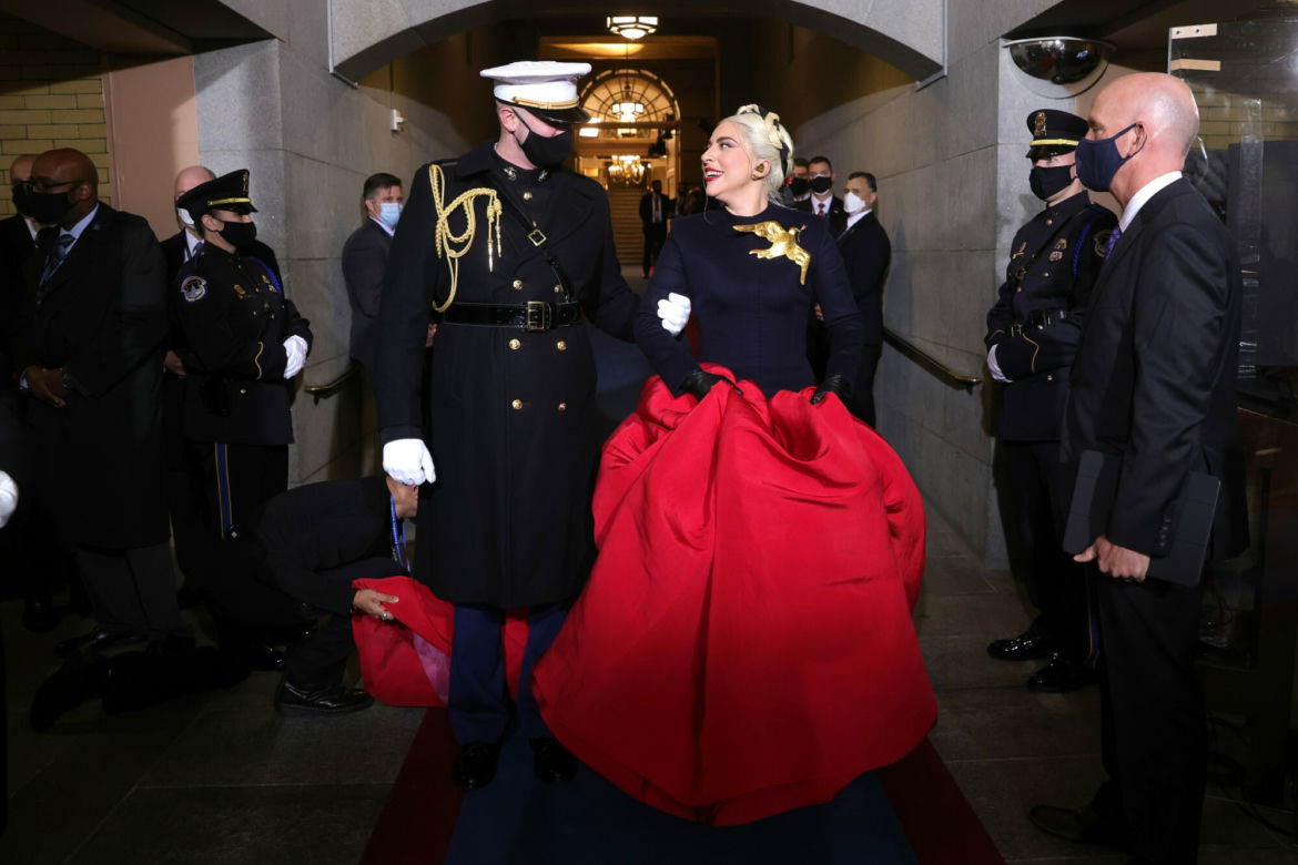 Lady Gaga na inauguracji Joe Bidena