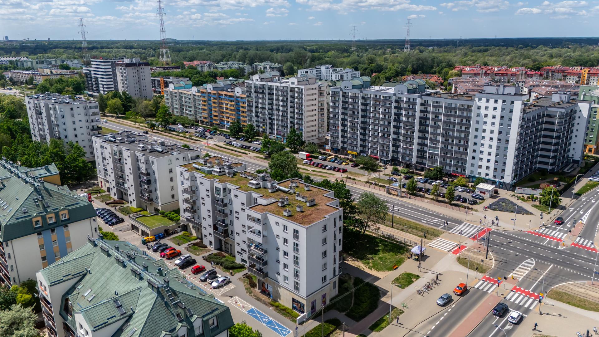 Osiedla wzdłuż ul. Światowida w Warszawie