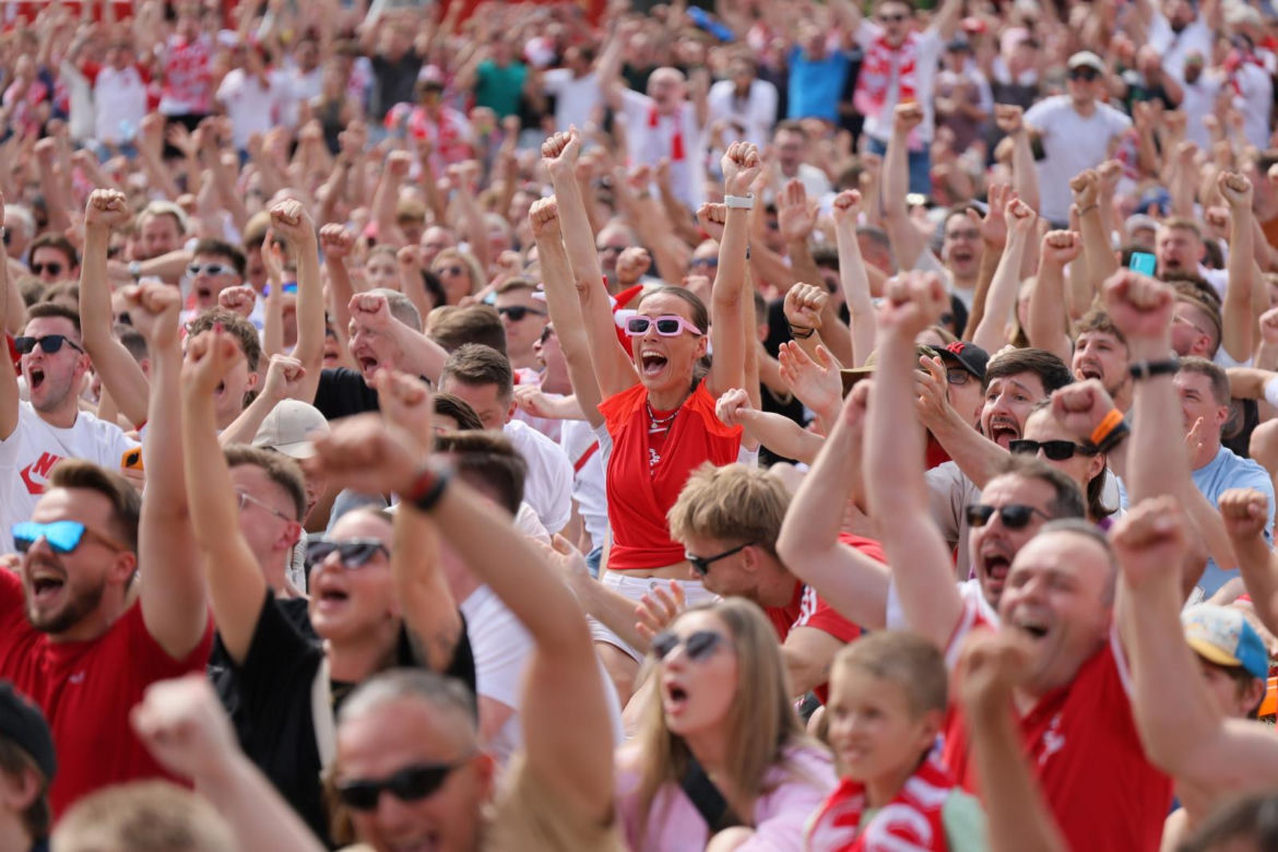 Warszawska Strefa Kibica na Euro 2024 - mecz Polska-Holandia