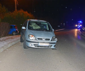 Pijany kierowca doprowadził do kolizji i zepchnął inne auto do rowu