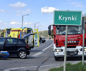 19.04.2026. Wypadek w Krynkach. Lądował LPR