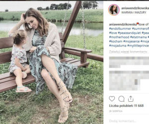 Anna Wendzikowska została samotną mamą.