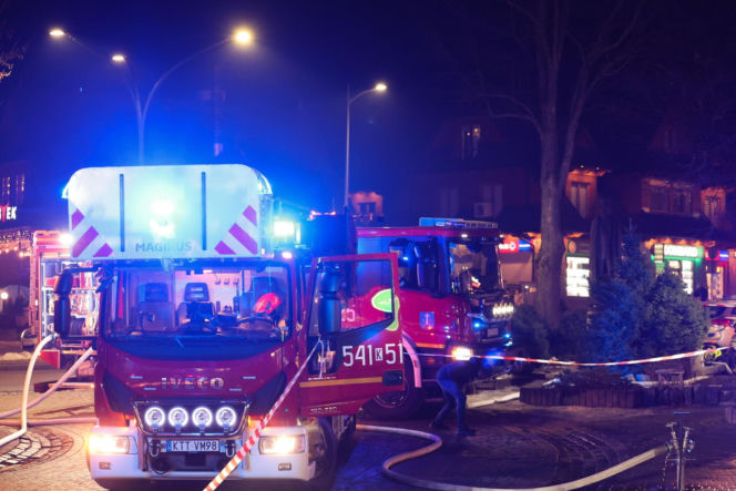 Pożar lokalu na Krupówkach