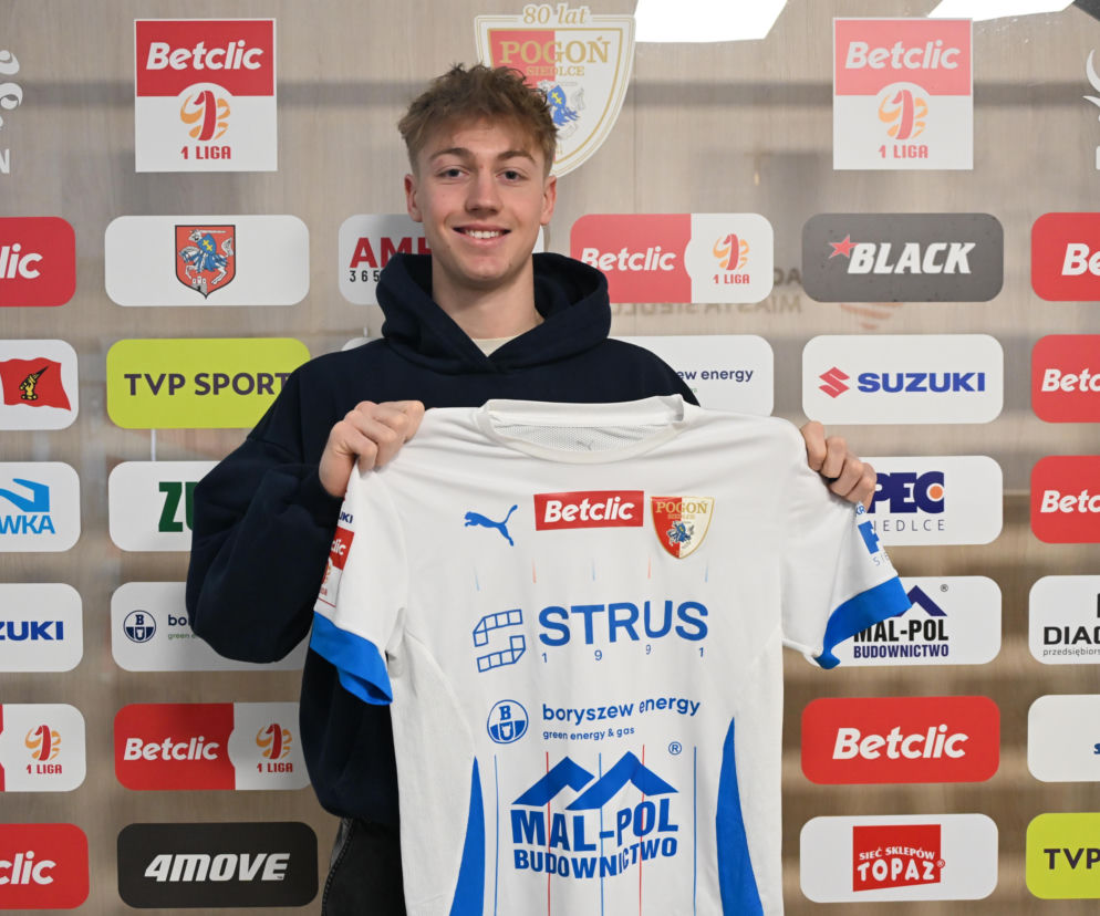 Pierwszy kontrakt wychowanka siedleckiej Pogoni Patryka Klimka