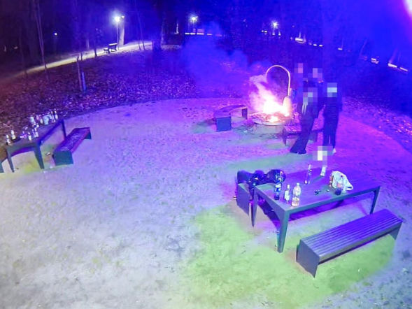 Świętowali dzień wiosny w parku we Wschowie. Zostali ukarani przez straż miejską