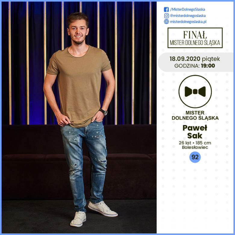 Finaliści Mister Dolnego Śląska 2020