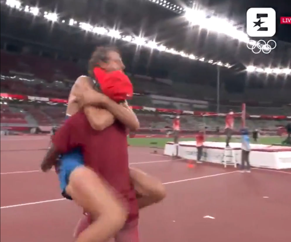 Gianmarco Tamberi i Mutaz Essa Barshim.