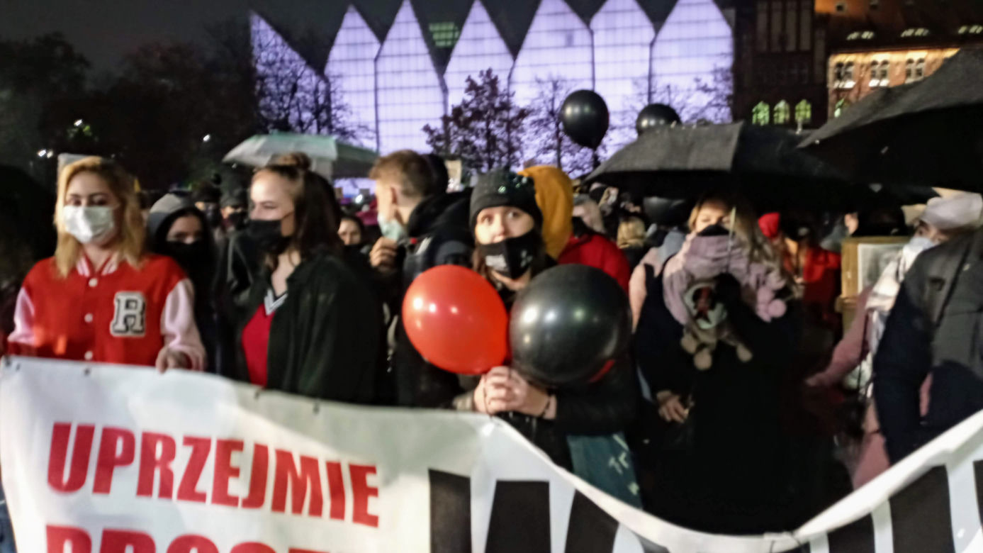 Protest kobiet w Szczecinie - 30.10.2020