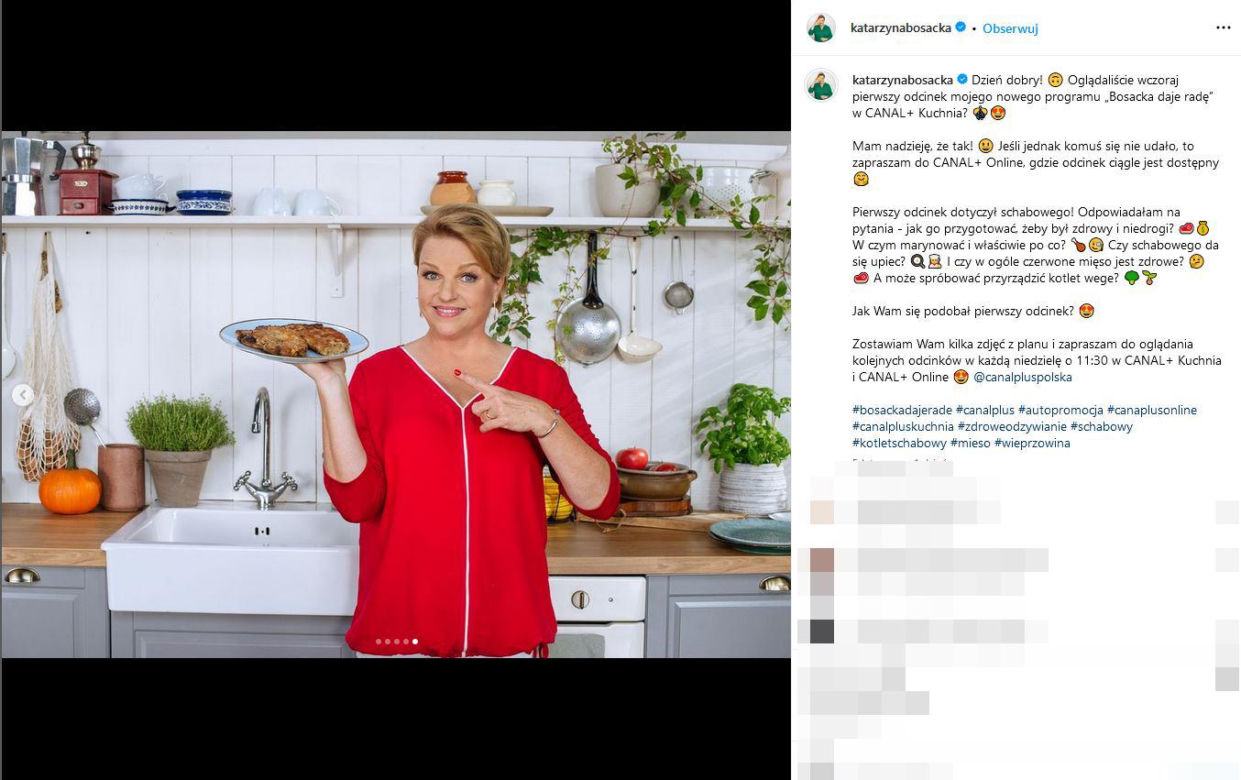Katarzyna Bosacka - mąż zabrał jej 15 kg