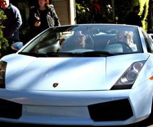 Rod Stewart i jego Lamborghini Gallardo