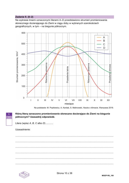 Matura próbna 2025: geografia. Arkusze CKE i odpowiedzi. Poziom rozszerzony [Formuła 2023]