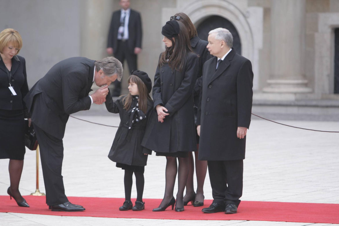 Pogrzeb Lecha i Marii Kaczyńskich w Krakowie, 2010r.