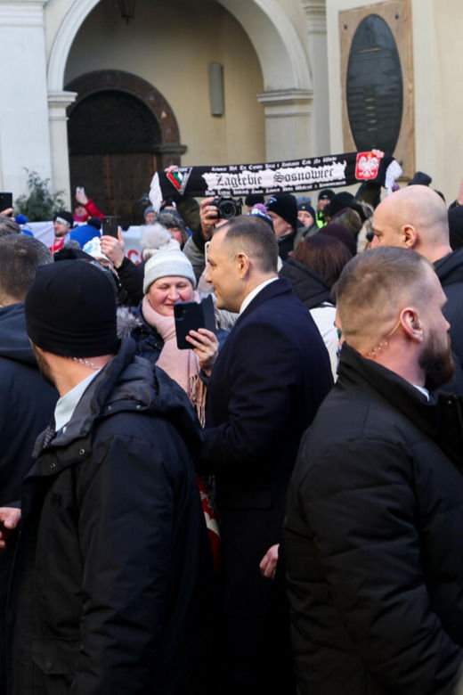 Karol Nawrocki wziął udział w Patriotycznej Pielgrzymce Kibiców na Jasnej Górze