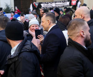 Karol Nawrocki wziął udział w Patriotycznej Pielgrzymce Kibiców na Jasnej Górze