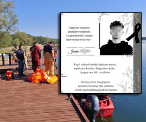 Dramat na jeziorze Juksty. 18-letni Janek utonął na oczach kolegów