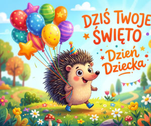 Śmieszna kartka na Dzień Dziecka