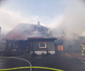 Ogromny pożar na Dolnym Śląsku. Znany zajazd stanął w ogniu