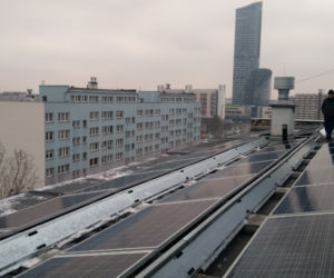 Elektrownia słoneczna na dachach wrocławskich wieżowców