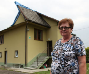 Brzeźnica. Ulewa zniszczyła dach domu