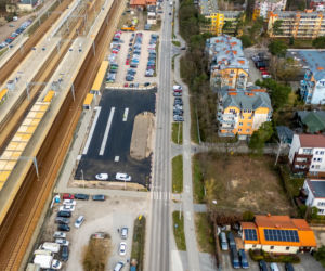 Budowa tymczasowej pętli autobusowej przy dworcu kolejowym w Otwocku