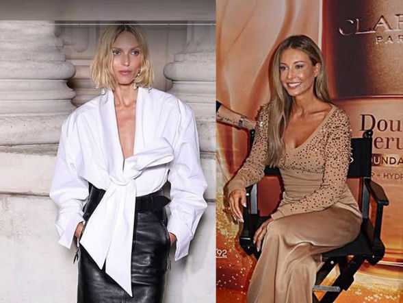 Małgorzata Rozenek-Majdan i Anja Rubik w Paryżu. Która wyglądała lepiej?