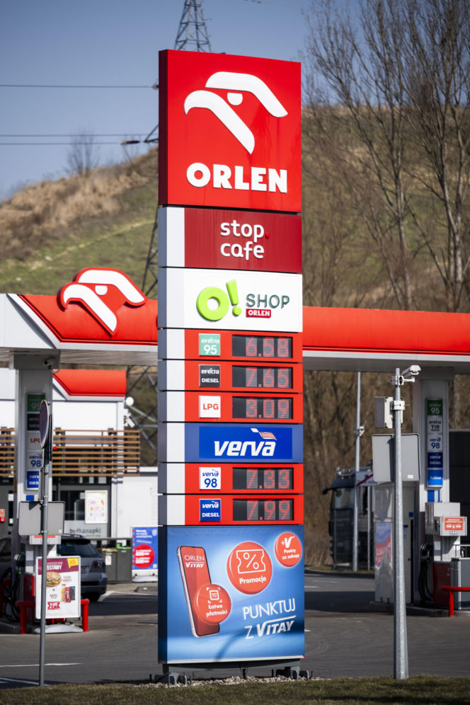 Ceny na stacjach paliw (10.03.2026)