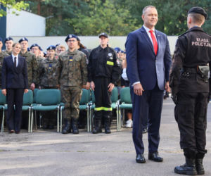 Karol i Marta Nawroccy na rozpoczęciu roku szkolnego
