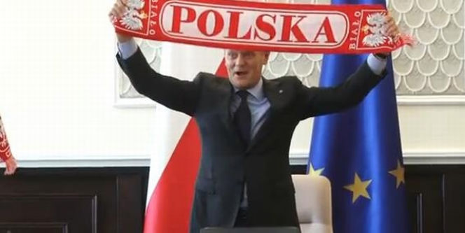 Donald Tusk dopinguje reprezentację Polski